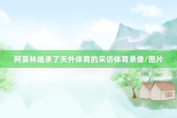 阿莫林继承了天外体育的采访体育录像/图片