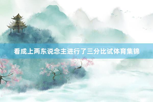 看成上两东说念主进行了三分比试体育集锦